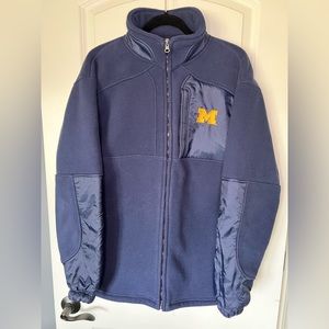 University of Michigan Zip Up Fleece - Small
